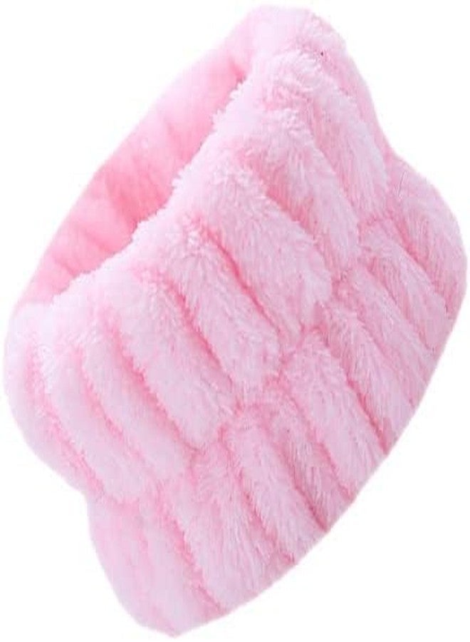 Zhuluck 2 Pcs Spa Face Washing Wristbands,Microfiber Wrist Towels Absorbent Facial Elastic Wristbands Makeup Wash Wrist Towels,Reusable Absorbent Stop Water Run Down Arms (Blue,Pink) - Image 5